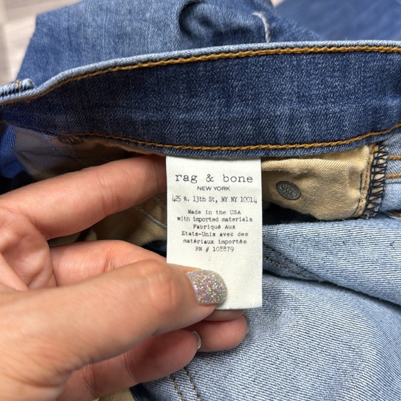 Rag & Bone Blue skinny jeans size 29 - Picture 5 of 12